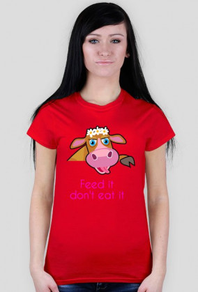 Feed it don't eat it - krowa