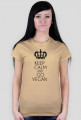 T-shirt Keep Calm and go Vegan