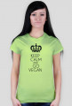 T-shirt Keep Calm and go Vegan