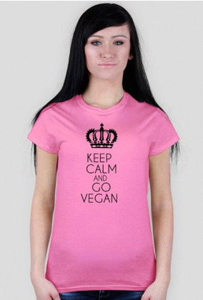 T-shirt Keep Calm and go Vegan