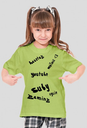 Koszulka Dziecieca Hasztag Miłość 