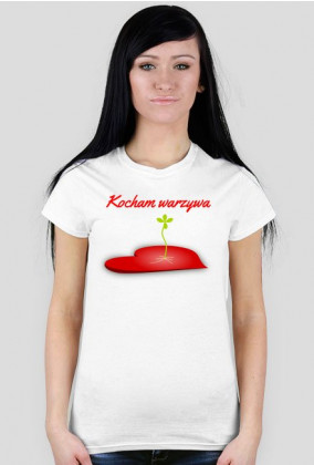 T-shirt kocham warzywa