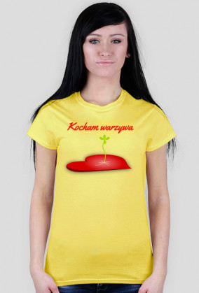 T-shirt kocham warzywa