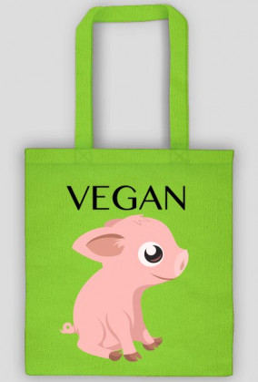 Vegan świnka - torebka