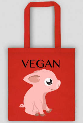 Vegan świnka - torebka
