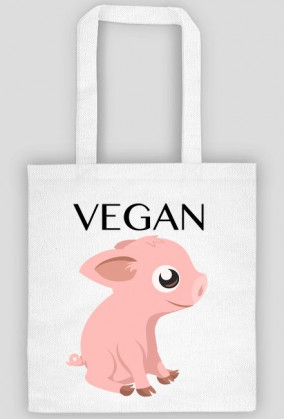 Vegan świnka - torebka