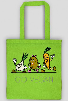 Go Vegan - torebka
