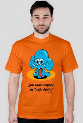 Zdziwiony słoń - #BoskieKoszulki