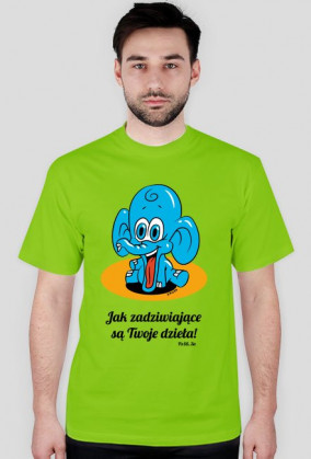 Zdziwiony słoń - #BoskieKoszulki
