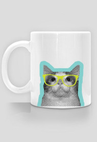 Kubek z kotem "Nie przeszkadzać, czytam"