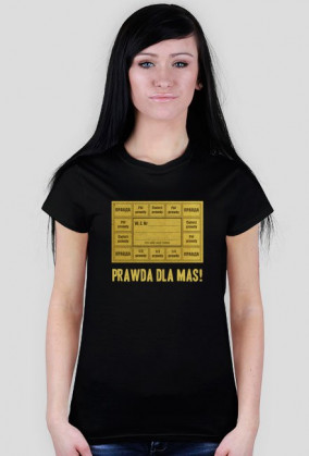 Prawda dla mas! | czarna