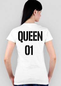t-shirt dla par queen