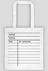 Torba - Karta biblioteczna