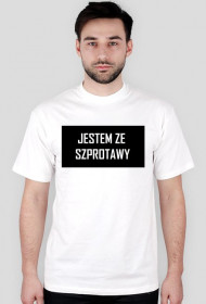Koszulka Szprotawa - Jestem ze Szprotawy - BIAŁA