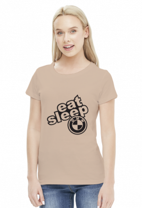 KOSZULKA DAMSKA EAT SLEEP BMW