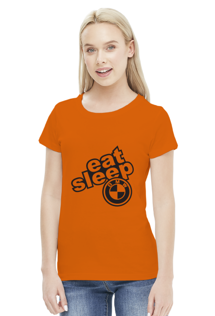 KOSZULKA DAMSKA EAT SLEEP BMW
