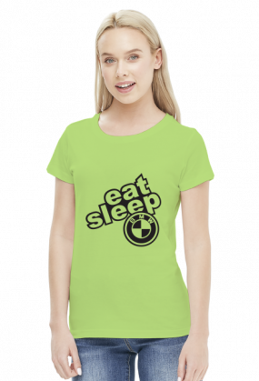 KOSZULKA DAMSKA EAT SLEEP BMW