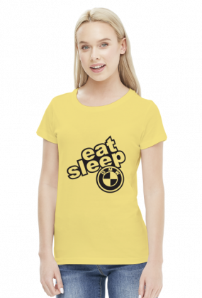 KOSZULKA DAMSKA EAT SLEEP BMW
