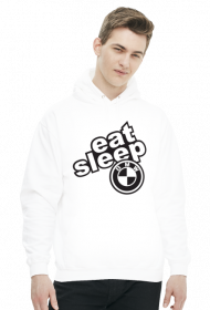 BLUZA MĘSKA Z KAPTUREM EAT SLEEP BMW
