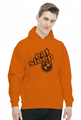 BLUZA MĘSKA Z KAPTUREM EAT SLEEP BMW