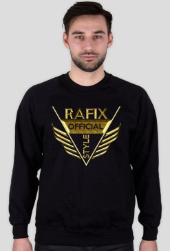 Bluza ROS Czarna Gold edition Przód i tył