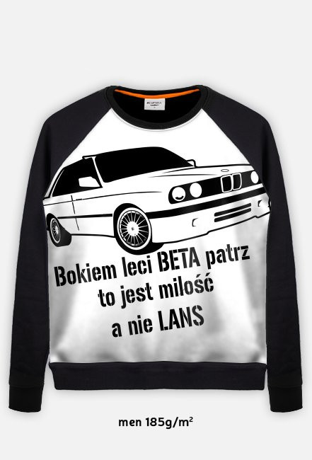 BLUZA MĘSKA BMW BOKIEM LECI BETA PATRZ
