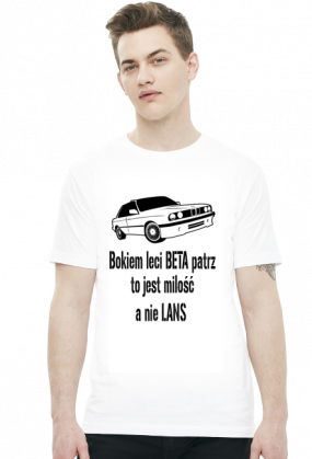 KOSZULKA MĘSKA BOKIEM LECI BETA PATRZ