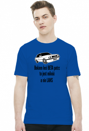 KOSZULKA MĘSKA BOKIEM LECI BETA PATRZ