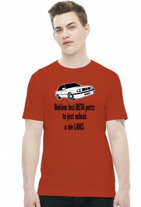 KOSZULKA MĘSKA BOKIEM LECI BETA PATRZ