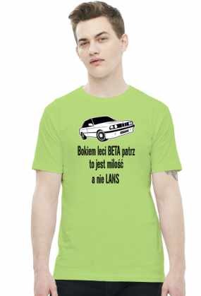 KOSZULKA MĘSKA BOKIEM LECI BETA PATRZ