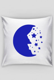 Poszewka na poduszkę - Księżyc i gwiazdy