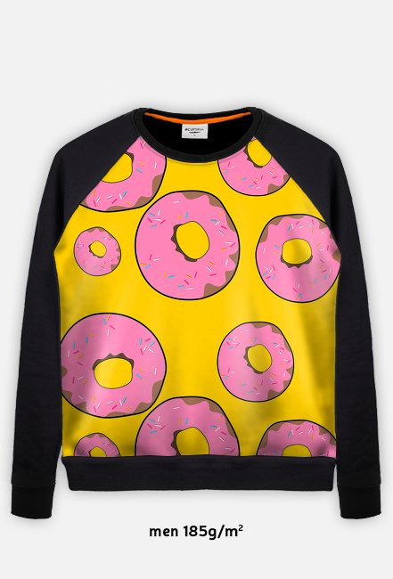 Bluza Donuts fullprint hybryda męska