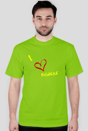 Koszulka I Love Holidays