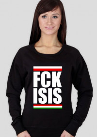 Bluza damska "FCK ISIS flaga"