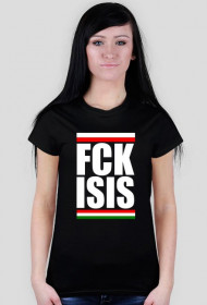 Koszulka damska "FCK ISIS flaga"