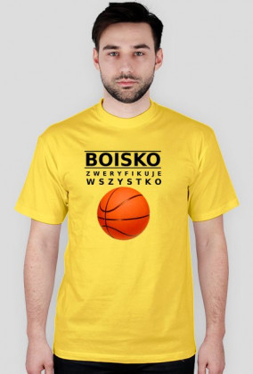 Męski T-Shirt Boisko zweryfikuje wszystko