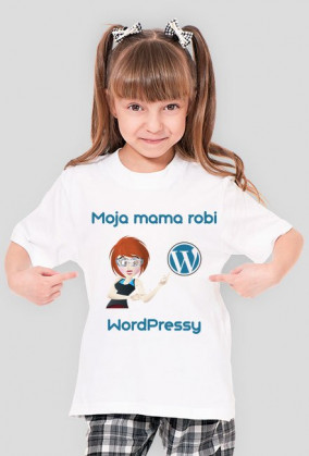 Koszulka - Moja mama WordPressy