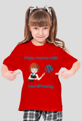 Koszulka - Moja mama WordPressy