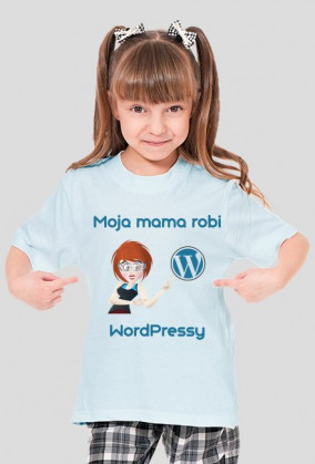 Koszulka - Moja mama WordPressy