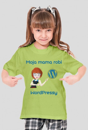 Koszulka - Moja mama WordPressy