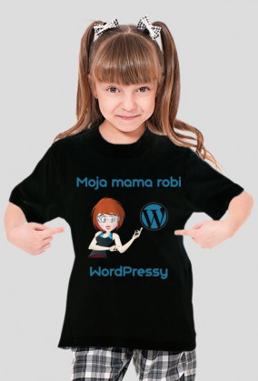 Koszulka - Moja mama WordPressy
