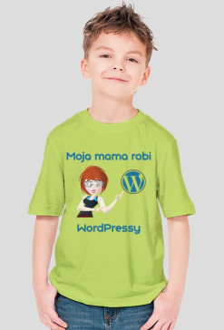 Koszulka - Moja mama WordPressy