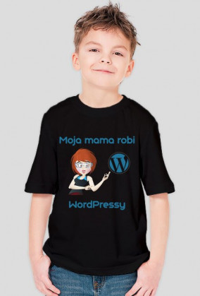 Koszulka - Moja mama WordPressy