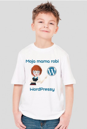 Koszulka - Moja mama WordPressy
