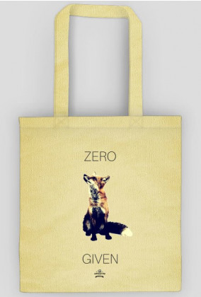 ZERO FOX GIVEN bag