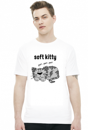 Soft kitty koszulka męska