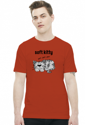 Soft kitty koszulka męska