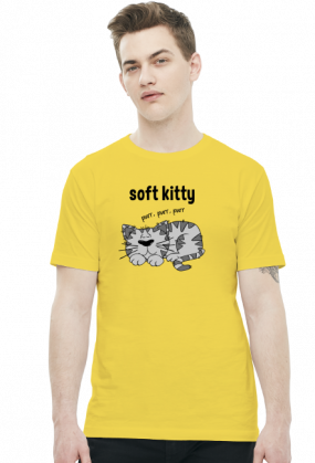 Soft kitty koszulka męska