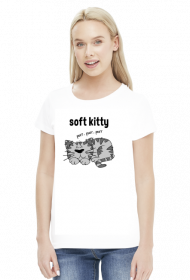 Soft kitty koszulka damska