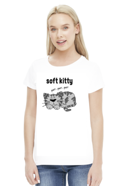 Soft kitty koszulka damska